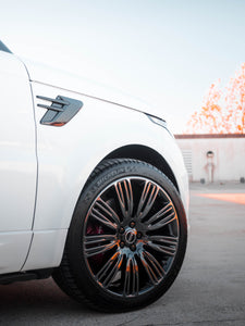 18" GMC Sierra Yukon 1500 PVD Black Chrome wheels rims OEM 2019 2020 set 5910