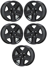 Load image into Gallery viewer, 17&quot; Jeep Wrangler Gladiator 2007-2022 Black Wheels Rims Factory OEM Set 5 9235
