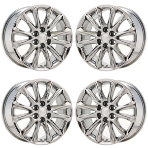 EXCHANGE 18" Buick Enclave PVD Chrome wheels rims Factory OEM set 14068